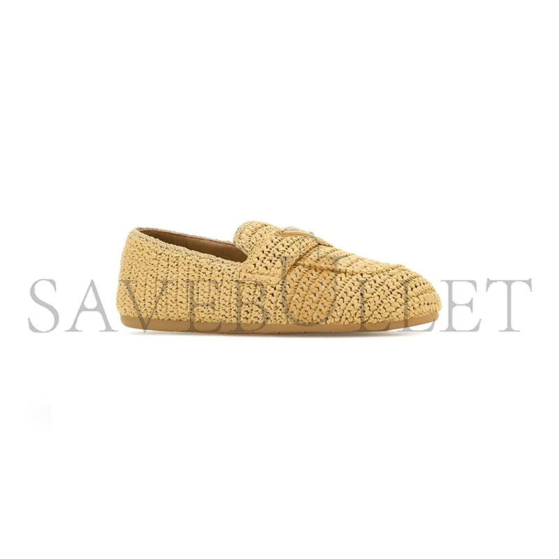 PRADA LOAFER CROCHET NATURAL 1D437 PRADA LOAFER CROCHET NATURAL 1D437